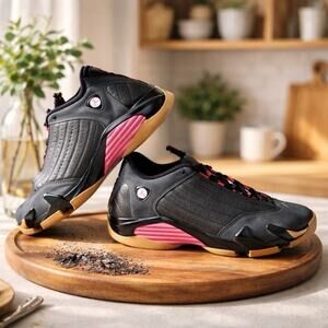 Air Jordan 14 Retro GS Hyper Pink Grey Black Youth 6Y Womens 7.5 Shoe No Box